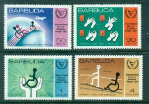 Barbuda 1981 International Year of the Disabled MUH