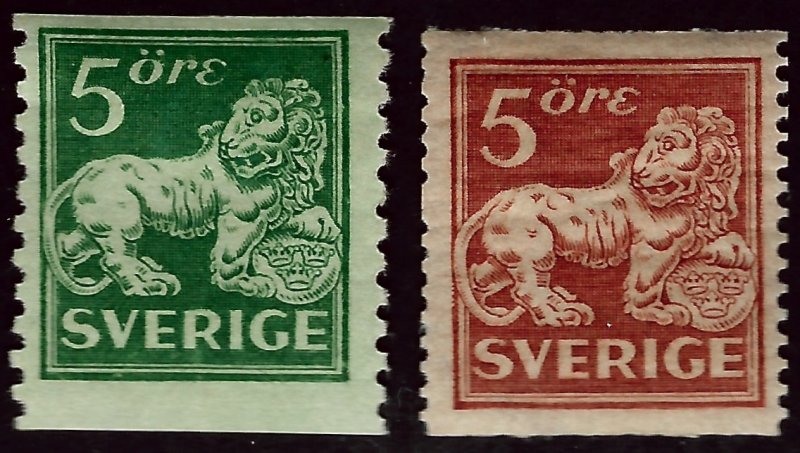 Sweden SC#116-117 Mint F-VF Cat $10.00...steal the deal!!