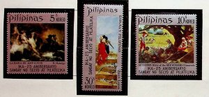 PHILIPPINES Sc 1149-52 NH ISSUE OF 1972 - ART