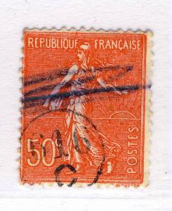 FRANCE - ca1926 N°199 annulé CACHET DE FACTEUR 616 C DANS UN CERCLE (& CRAYON)