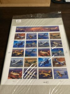 Scott's #3916-25 Full sheet of 20-37c American AircraftMNH-2005-NIP-US