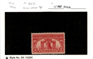 United States Postage Stamp, #627 Mint NH, 1926 Liberty Bell (AB)