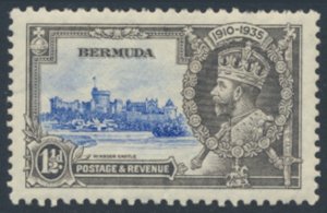 Bermuda  SC# 101   SG 95  MNH  Silver Jubilee  see details & scans