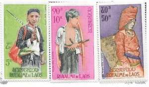 Laos #C43-C45 set complete  (MNH)  CV $2.70