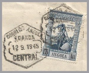 ANGOLA (Portugal) 1945 Advertising Cover - Car Batteries and Tires - 1.75 DeGama