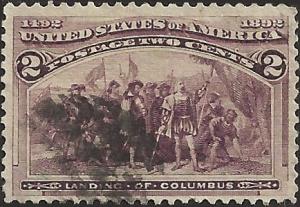 # 231 BROWN VIOLET USED LANDING OF COLUMBUS SCV-0.30