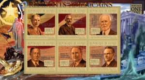 GUINEA 2011 SHEET AMERICAN PRESIDENTS AMERICAINS USA GAMALIEL HARDING gu11106a