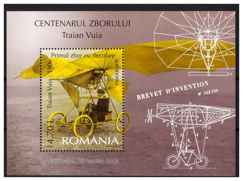 ROMANIA 2006 Aviation  MS MNH