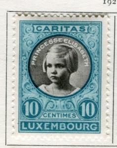 LUXEMBOURG; 1927 early Child Welfare issue Mint hinged 10c. value