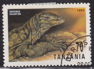 Tanzania 1130 Varanus Salvator 1993