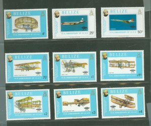 Belize #440-48  Single (Complete Set)