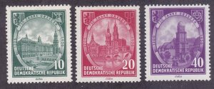 Germany DDR 291-93 MNH 1956 700th Anniversary of Dresden Set Very Fine