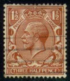 Great Britain #189 King George V; Used (1.10)