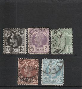 Romania  Scott#  75-9  Used