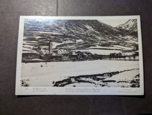 1933 Andorra RPPC Postcard Cover to Barbara Spain