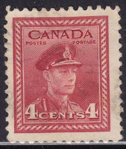 Canada 254 King George VI WWII War 1943