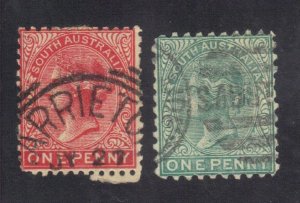 SOUTH AUSTRALIA SCOTT# 64, 113,   USED, 1p, 1904