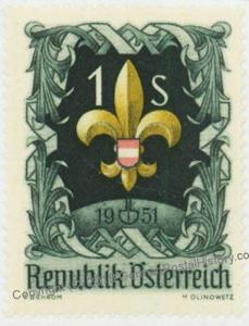 Austria 1951 Scouting Stamp 966 MNH 42541