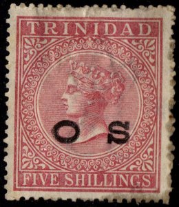 Trinidad - Scott #O7 Overprinted Official Stamp (Queen Victoria)