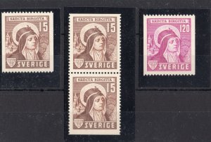 michel 288 + pair + 289 ** postfrisch = m,nh