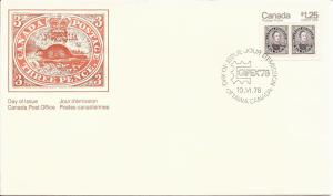 1978 Canada FDC Sc 756 - Capex '78 - 6d Prince Albert