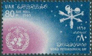 Egypt 1965 SG839 80m World Meteorological Day MNH
