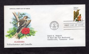 1953-2002 State Birds & Flowers, 50 FDC PCS w/album