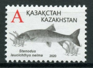 Kazakhstan Fish Stamps 2020 MNH Beloribitsa Red Book Freshwater Fishes 1v Set