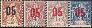 Gabon #72-84 MH