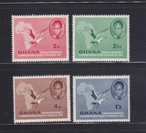 Ghana 1-4 Set MNH Birds (A)