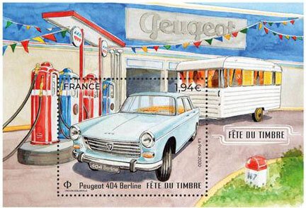 Scott # 5916 Peugeot 404 S/S MNH