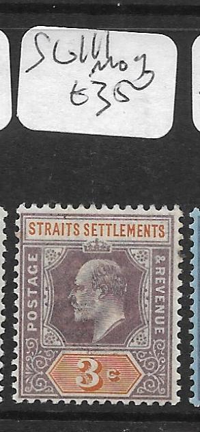 MALAYA STRAITS SETTLEMENTS   (P1105B)  KE  3C  SG 111    MOG