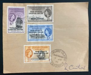 1961 South Georgia Falkland Island First Day Cover FDC Trans Antarctic Expeditio