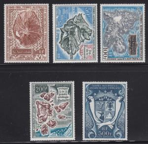 FSAT  C19 - C23 Set XF-LH mint nice color cv $ 215 ! see pic !