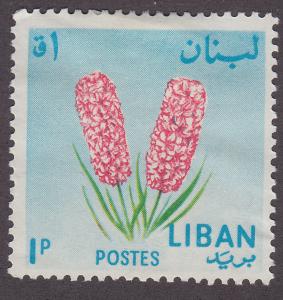 Lebanon 419 Hyacinth Flower 1964