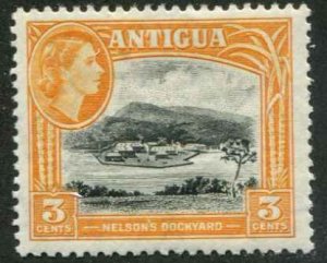 Antigua SC# 112 QEII Nelson's Dockyard 3c MLH