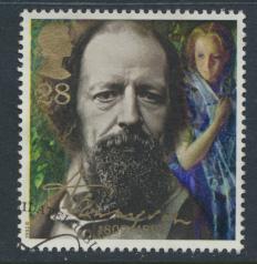 Great Britain  SG 1608 SC# 1442 Used / FU with First Day Cancel - Tennyson