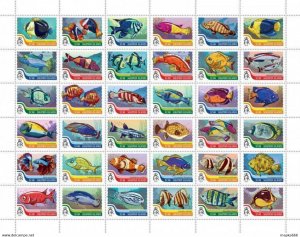 2016 Solomon Islands Fishes Marine Life Fauna #3981-4016 Big Sh ** Ls834