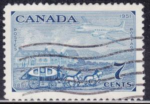 Canada 313 Postage Stamp Centenary 1951