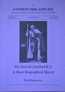 The EARL OF CRAWFORD KT - A Short Biographical Sketch - philatelic-literature