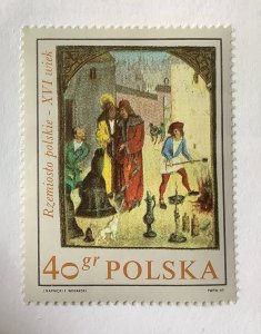 Poland 1969 Scott 1697 MH - 40g, painting, Bell Foundry