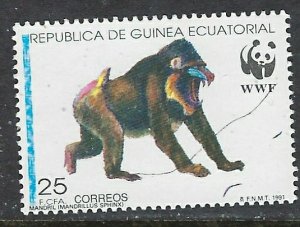 Equatorial Guinea 162 MNH 1991 Mandril (ap8494)