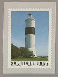 Sweden 2018 #2814 MNH. Lighthouse, self-adhesive