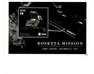 Nevis - 2015 - Space-Rosetta Mission  - Souvenir Sheet  - MNH