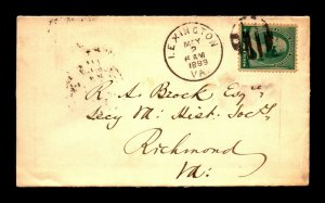 1889 Lexington VA / 4-Bar Circular Killer - L23846