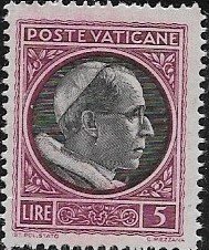 1945 Vatican City SC# 97 Mint