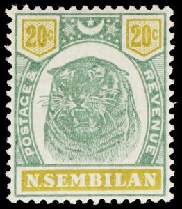 MALAYA STATES- NEGRI SEMBILAN 12  Mint (ID # 118299)