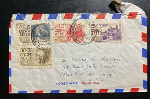 1958 Mexico City Mexico Airmail Cover To new York USA