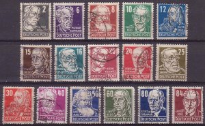 German Democratic Republic 10N29 - 10N44 Used