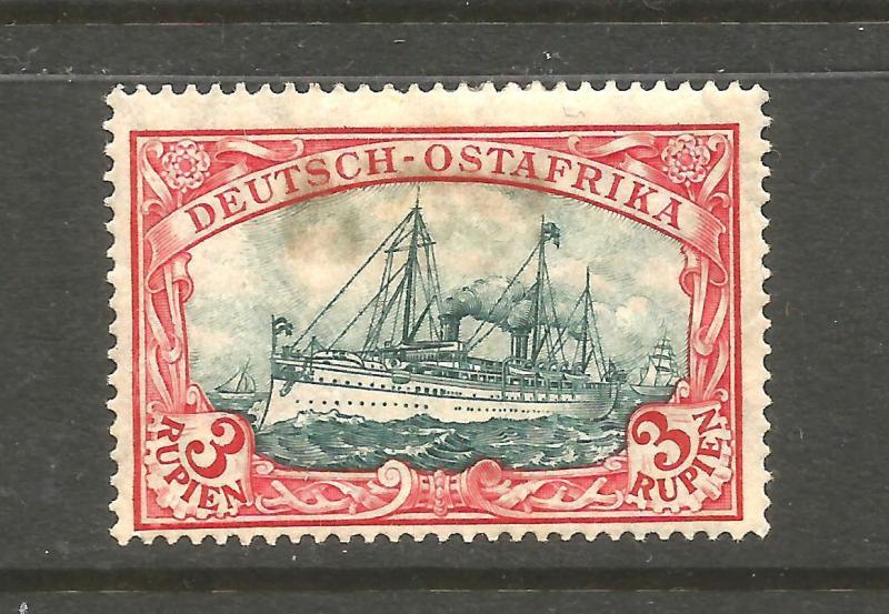 GERMAN EAST AFRICA 1905  3r  YACHT    MH   Sc 41a   